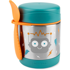 SKIP HOP Spark Style Termoska na jídlo se lžičkou/vidličkou Robot 325 ml, 3r+