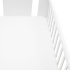 Jersey prostěradlo do postýlky New Baby 120x60 white Bílá 