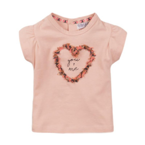 DIRKJE Tričko kr. rukáv 92 Smokey Pink