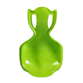 Dětský sáňkovací kluzák lopata Baby Mix COMFORT LINE XL zelený Zelená 
