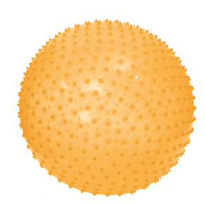 Senzorický míč 45cm žlutý