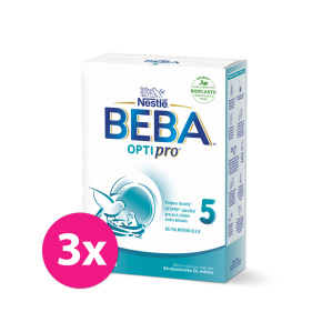 3x BEBA OPTIPRO® 5 Mléko kojenecké, 500 g