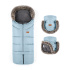 PETITE&MARS Set zimní fusak Arctic 4v1 + rukavice na kočárek Furry Sky Whisper