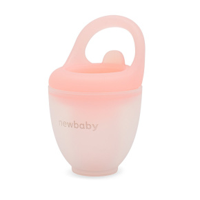 Dudlík na ovoce a zeleninu New Baby růžový Žlutá 
