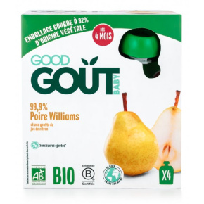 4x GOOD GOUT BIO Hruška 85 g