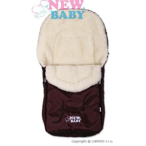 Zimní fusak New Baby Classic Wool bordó Červená 