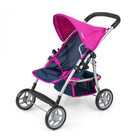 Dětský sportovní kočárek pro panenky Milly Mally Natalie Prestige Navy Modrá 