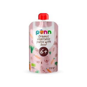 SALVEST Põnn BIO Hovězí maso se zeleninovým pyré 110 g