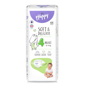 BELLA HAPPY Baby Pleny jednorázové Maxi 8-14 kg 44 ks