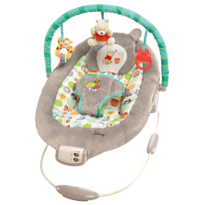 BRIGHT STARTS Lehátko vibrující s melodií Winnie the Pooh Dots & Hunny 0 m +, do 9 kg