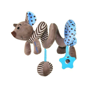 Hračka na postýlku Spirála Baby Mix Myška modrá Modrá 