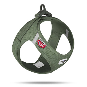 CURLI Postroj pro psy se sponou Air-Mesh Moss L, 8-10 kg