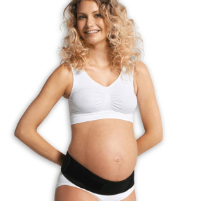 CARRIWELL Pás těhotenský podpůrný pod bříško nastavitelný černý S/M