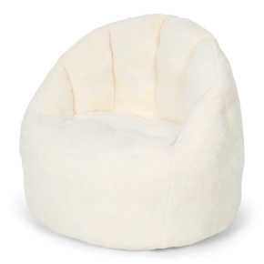 Křeslo dětské plyšové Soft White