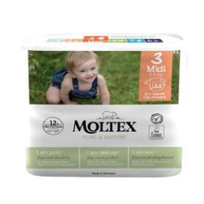 MOLTEX Pure&Nature Pleny jednorázové 3 Midi (4-9 kg)