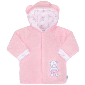 Zimní kabátek New Baby Nice Bear růžový Růžová 80 (9-12m)