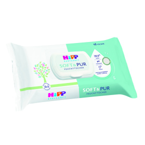 HiPP Babysanft Ubrousky čistící vlhčené Soft & Pur 48 ks
