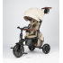 QPLAY Tříkolka Comfo Max Beige, 8 v 1, věk 10-72 měsíců