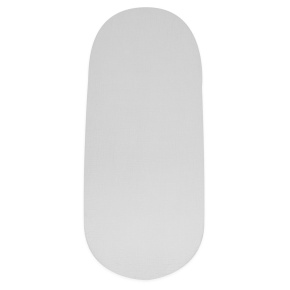 Mušelínové prostěradlo do kočárku New Baby 35x75 cm šedé Šedá 