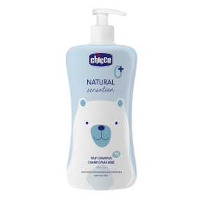 CHICCO Šampon Natural Sensation s aloe 500ml, 0m+