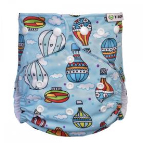 T-TOMI Plena kalhotková AIO - přebalovací set patentky, air balloons