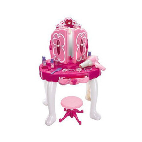 Dětský toaletní stolek se židličkou Baby Mix Amanda Růžová 