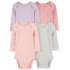 CARTER'S Body dlouhý rukáv Purple/Grey/Pink holka 4ks 3m/vel. 62
