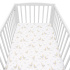 Bavlněné prostěradlo do postýlky New Baby Husičky 120x60cm Bílá 