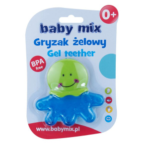 Chladící kousátko Baby Mix chobotnice Modrá 