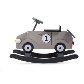 Houpací auto dřevěné Grey