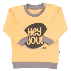 Kojenecké tričko New Baby With Love hořčicové Žlutá 68 (4-6m)