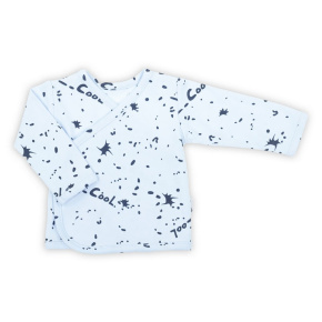 Kojenecká bavlněná košilka Nicol Max light Modrá 62 (3-6m)