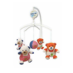 Kolotoč nad postýlku Baby Mix Medvídci Multicolor 