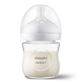 Philips AVENT Láhev Natural Response skleněná 120 ml, 0m+