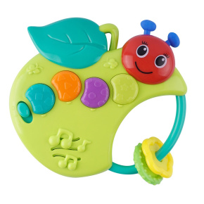 Dětské chrastítko se zvukem Baby Mix housenka Dle obrázku 