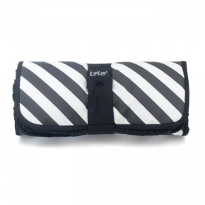 Přebalovací podložka NAPPER Black Stripes (kožíšek)
