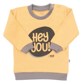 Kojenecké tričko New Baby With Love hořčicové Žlutá 62 (3-6m)
