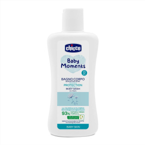CHICCO Šampon na tělo Baby Moments Protection 93 % přírodních složek 200 ml