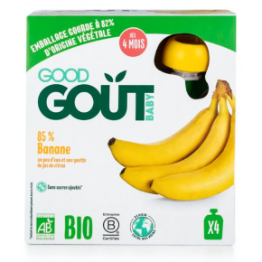 4x GOOD GOUT BIO Banán 85 g