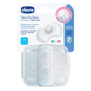 Chicco Chránič bradavek SkinToSkin silikon 2 ks, S / M