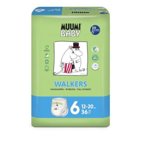 MUUMI Baby Pants 6 Junior 12-20 kg (36 ks), kalhotkové eko pleny