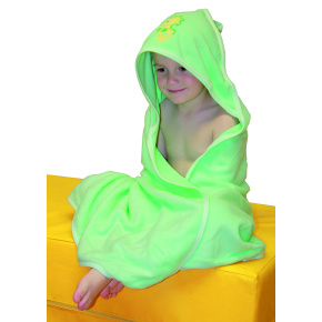 Froté ručník - Scarlett kačenka s kapucí - zelená