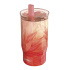 Nerezový termohrnek s brčkem Mist Peach Petals 720 ml