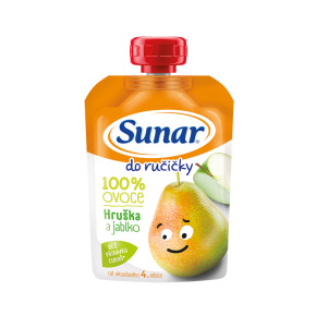 SUNAR Kapsička Do ručičky hruška, jablko 100 g