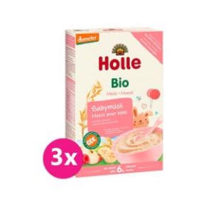 3x HOLLE Kaše nemléčná Bio babymüsli 250 g