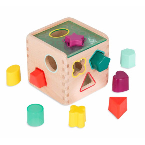 Kostka dřevěná s vkládacími tvary Wonder Cube