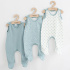 Kojenecké dupačky New Baby Classic II Uni 3ks mátová Zelená 74 (6-9m)