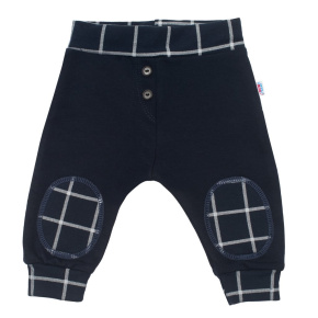 Kojenecké bavlněné tepláčky New Baby Cool tmavě modré Modrá 62 (3-6m)