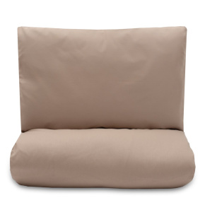 Bavlněný set do postýlky s výplní New Baby 90x120cm cappuccino Hnědá 