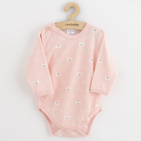 Kojenecké celorozepínací body New Baby Classic II medvídek bílý Bílá 68 (4-6m)